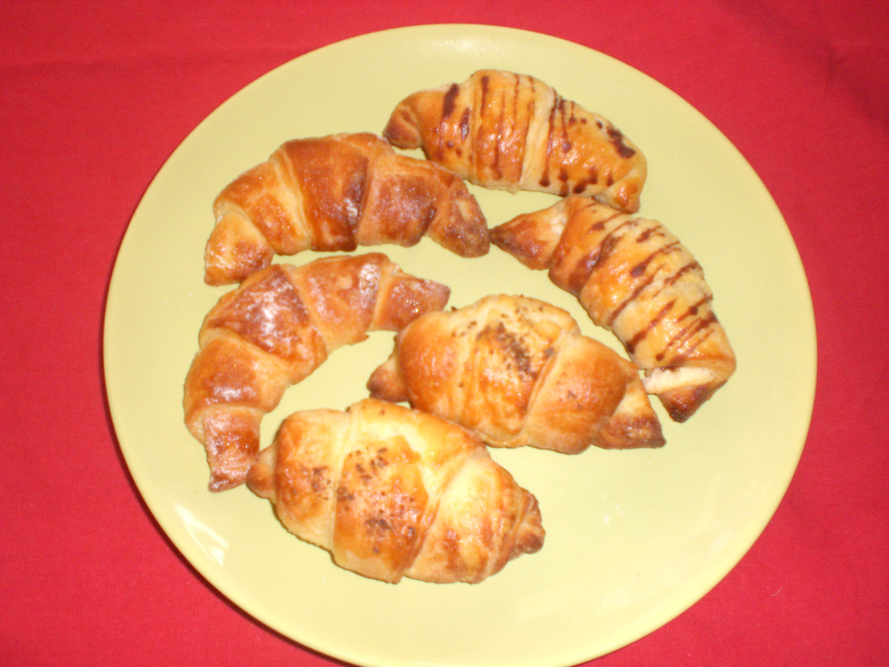 plněné croisanty
